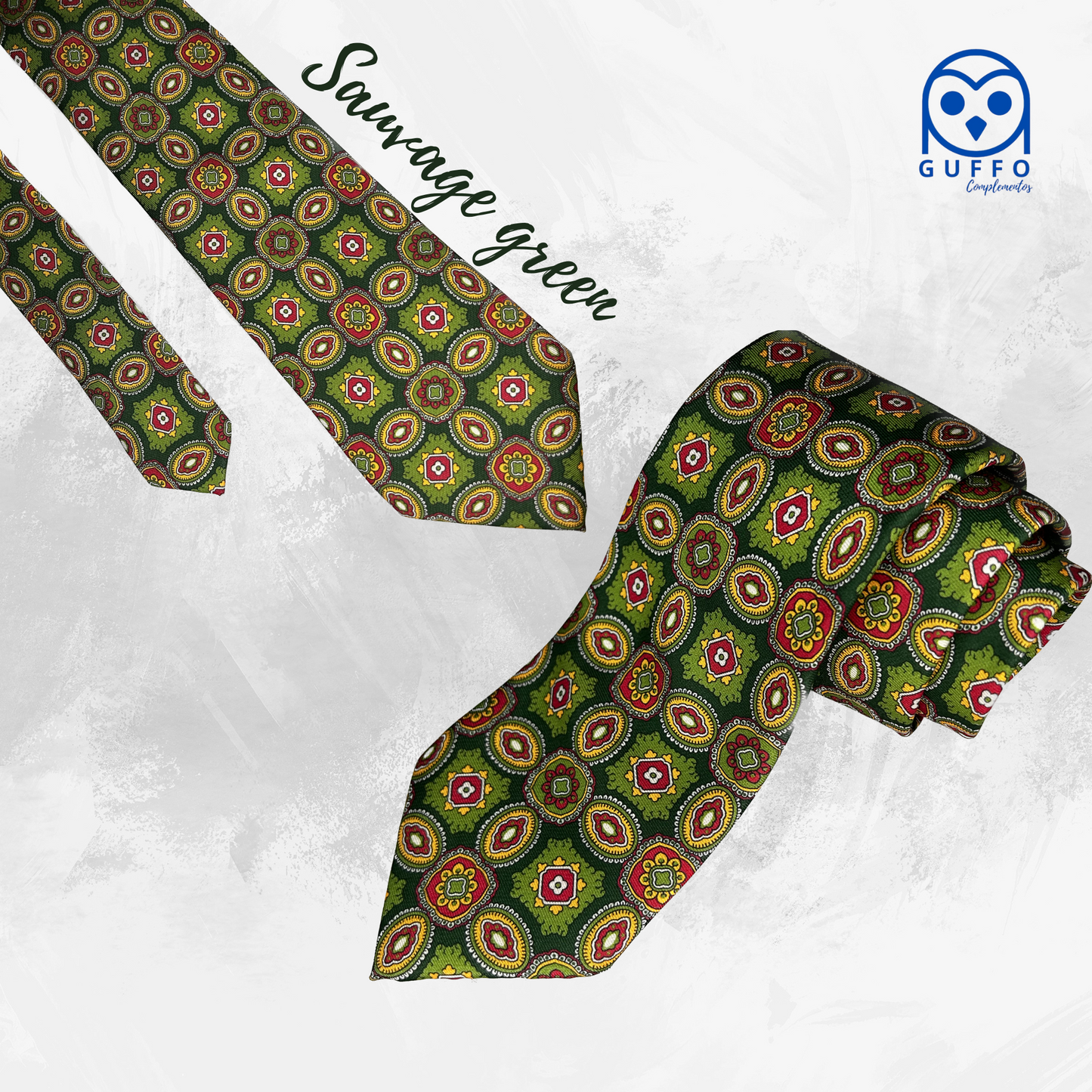 CORBATA SAUVAGE GREEN