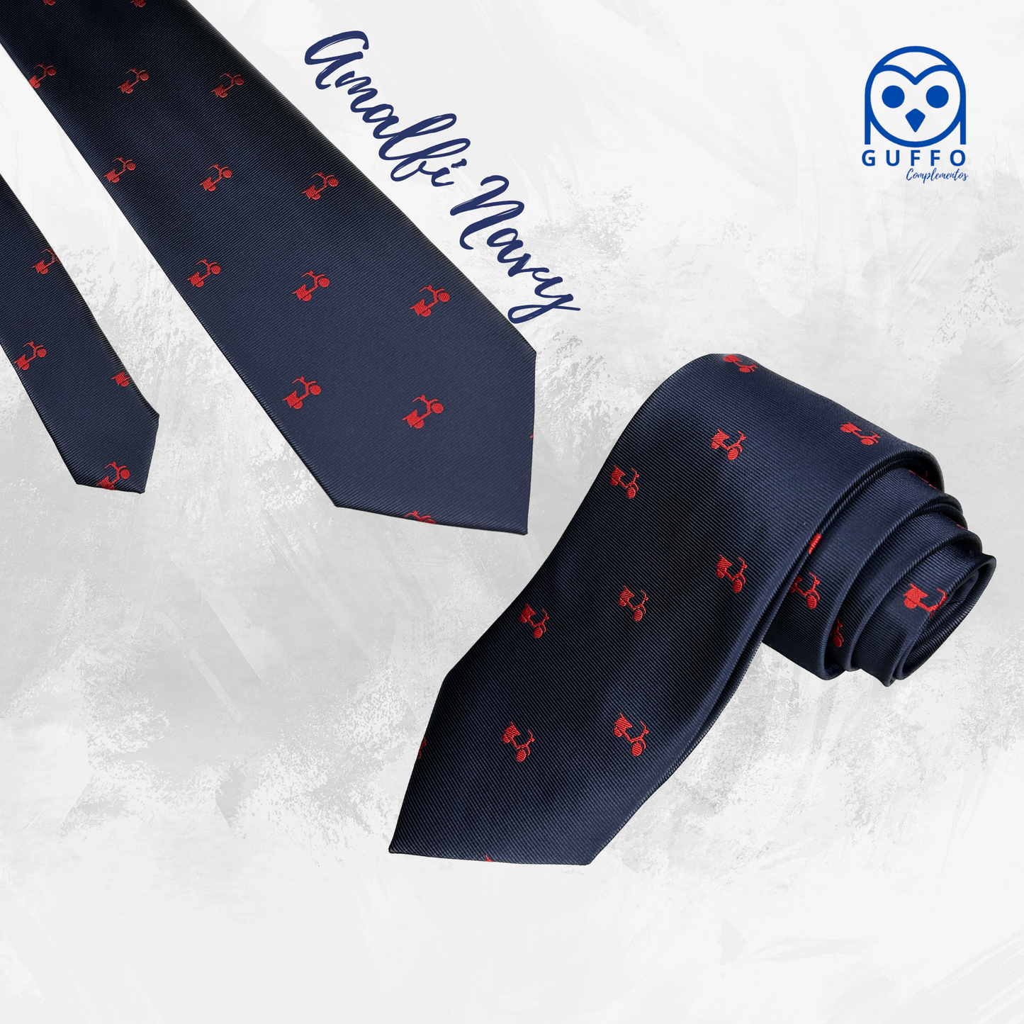 CORBATA AMALFI NAVY