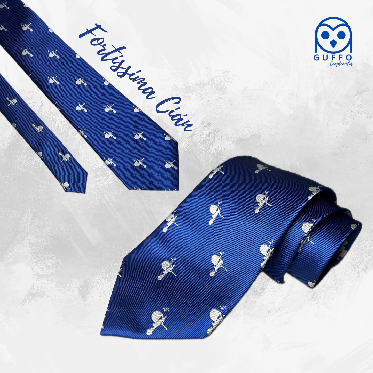 CORBATA FORTÍSSIMA CIÁN