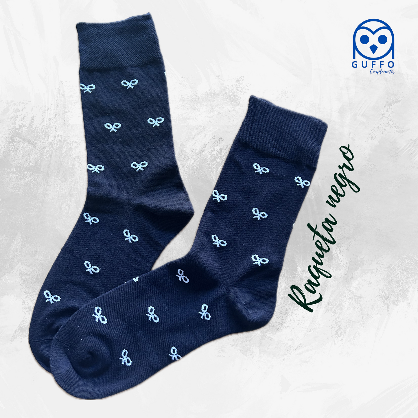 CALCETINES RAQUETA NEGRO