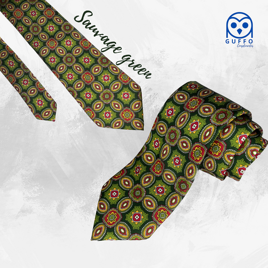CORBATA SAUVAGE GREEN