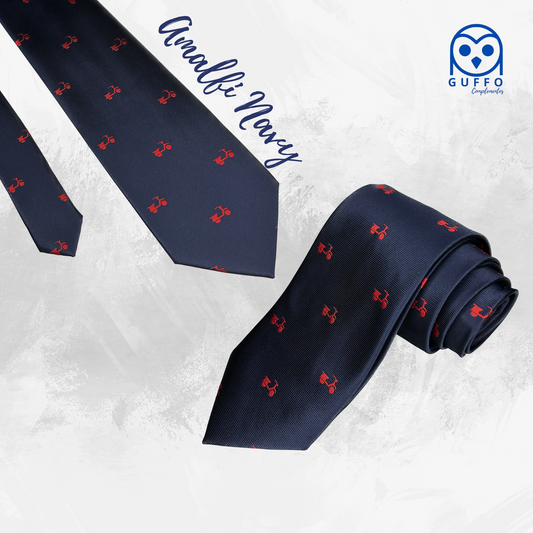 CORBATA AMALFI NAVY