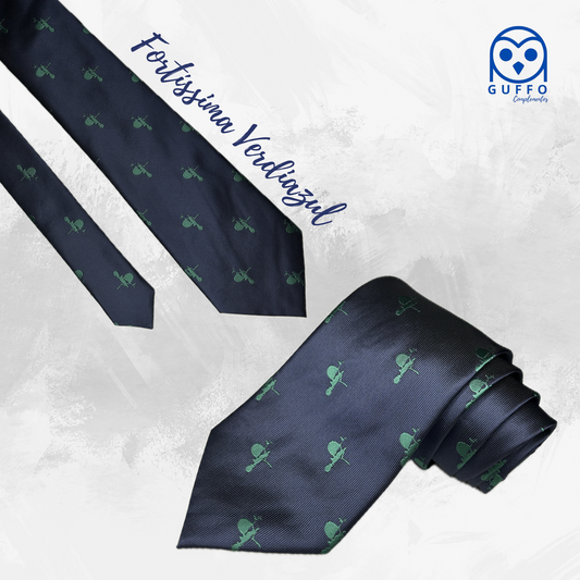 CORBATA FORTÍSSIMA VERDIAZUL