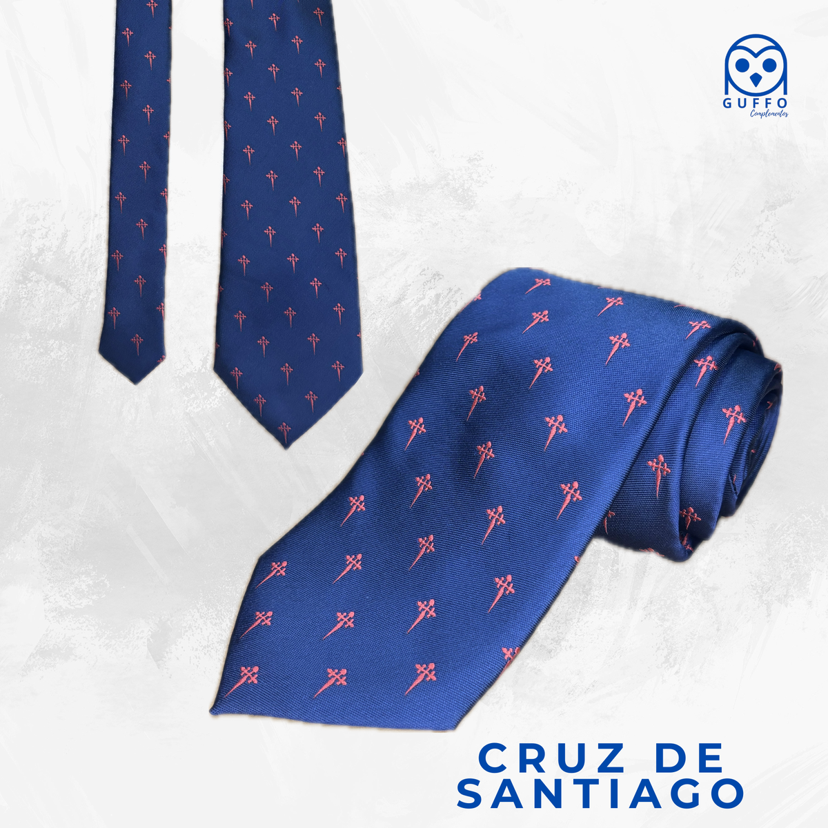 CORBATA CRUZ DE SANTIAGO CLÁSICA