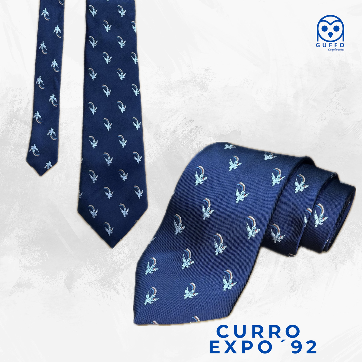 CORBATA CURRO EXPO´92 AZUL